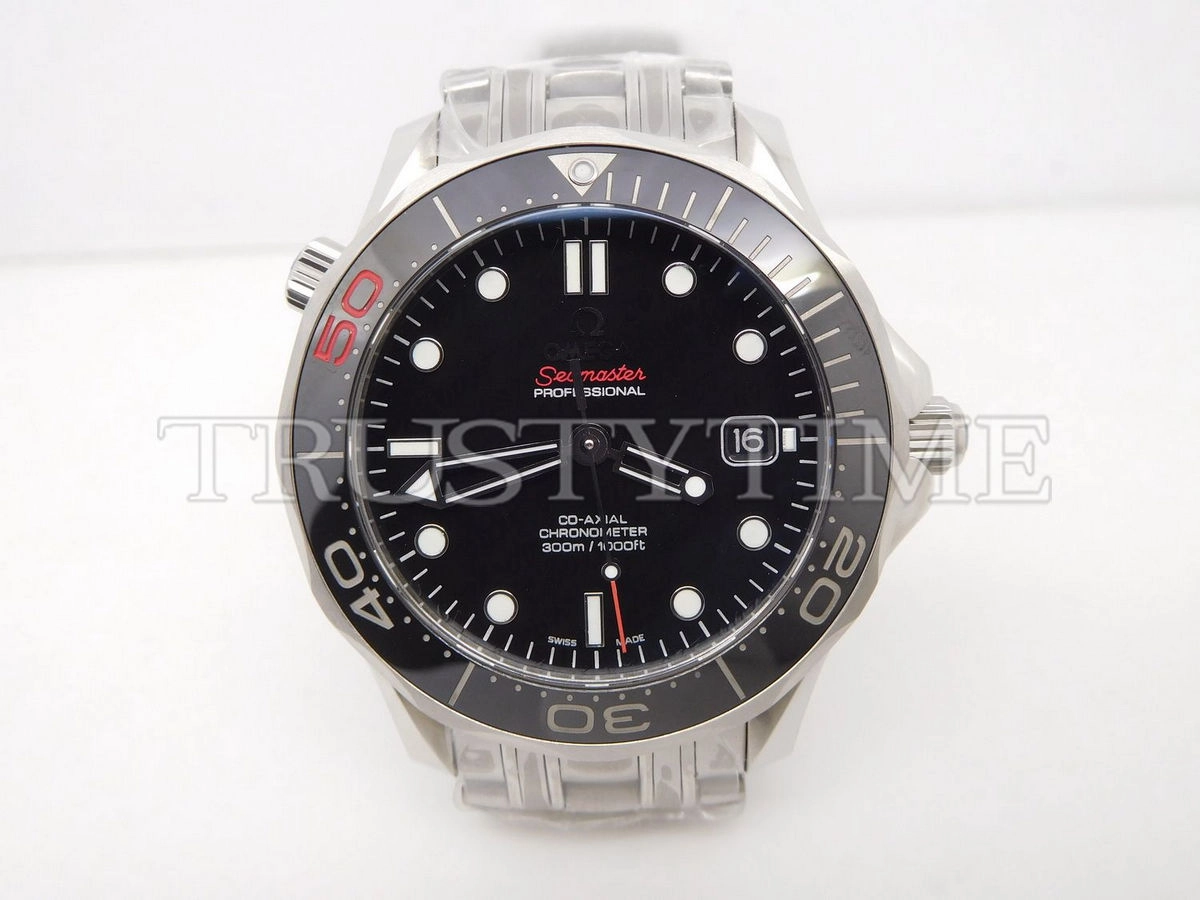 Копия часов Omega Seamaster Diver 300m Co-Axial Chronometer James Bond 50th Anniversary 41mm 212.30.41.20.01.005 Арт.OM-0718