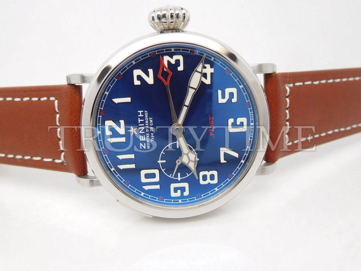 Копия часов Zenith Pilot Type 20 GMT 48mm 95.2430.693/51.C751 Арт.ZN-0307