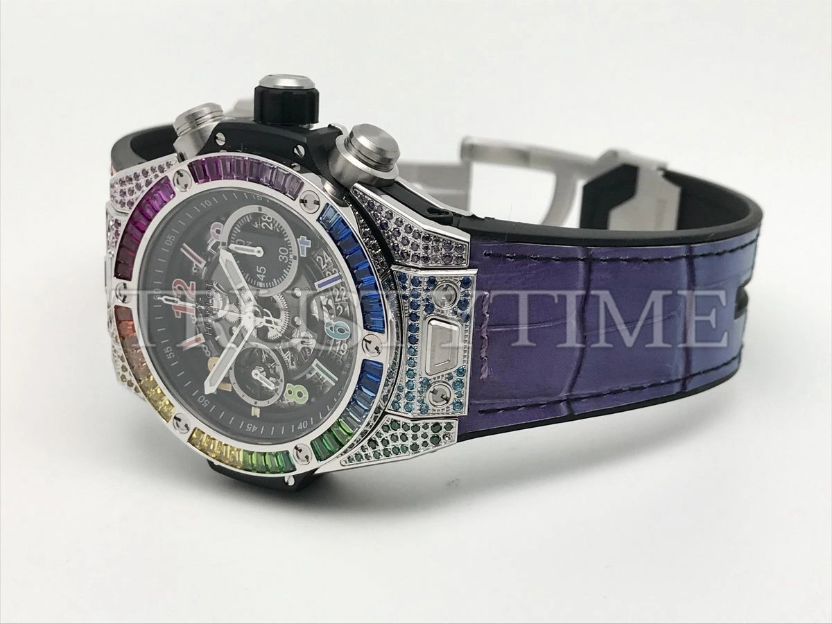 Копия часов Hublot Big Bang Unico Titanium Rainbow 44mm 411.NX.1117.LR.0999 Арт.HB-0968