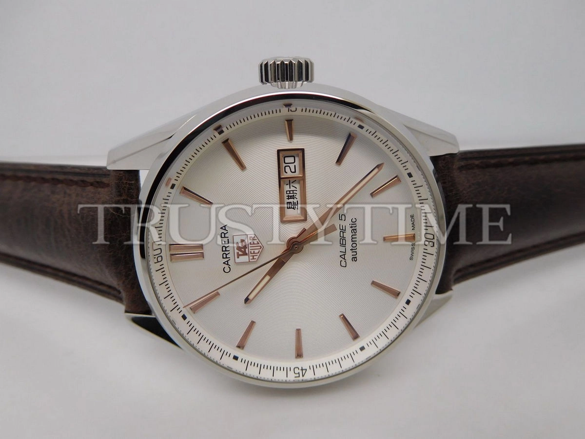 Копия часов Tag Heuer Carrera Calibre 5 Day Date 41mm WAR201D.FC6291 Арт.TG-0435
