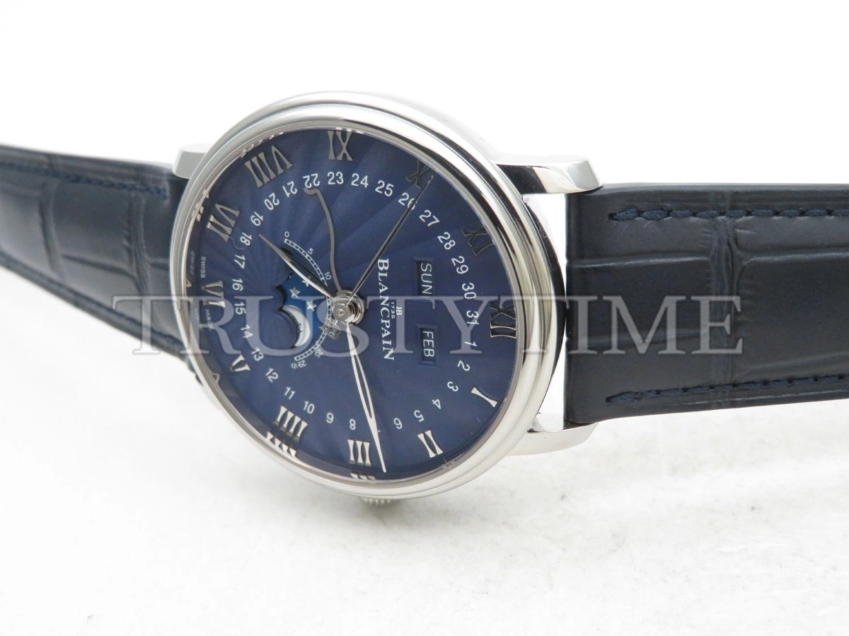 Копия часов Blancpain Villeret Quantième Complet 40mm 6654-1529-55B Арт.BP-0341