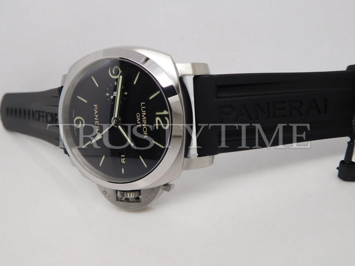 Копия часов Panerai Luminor 1950 3 Days GMT Automatic Acciaio 44mm PAM00320 Арт.PN-0708