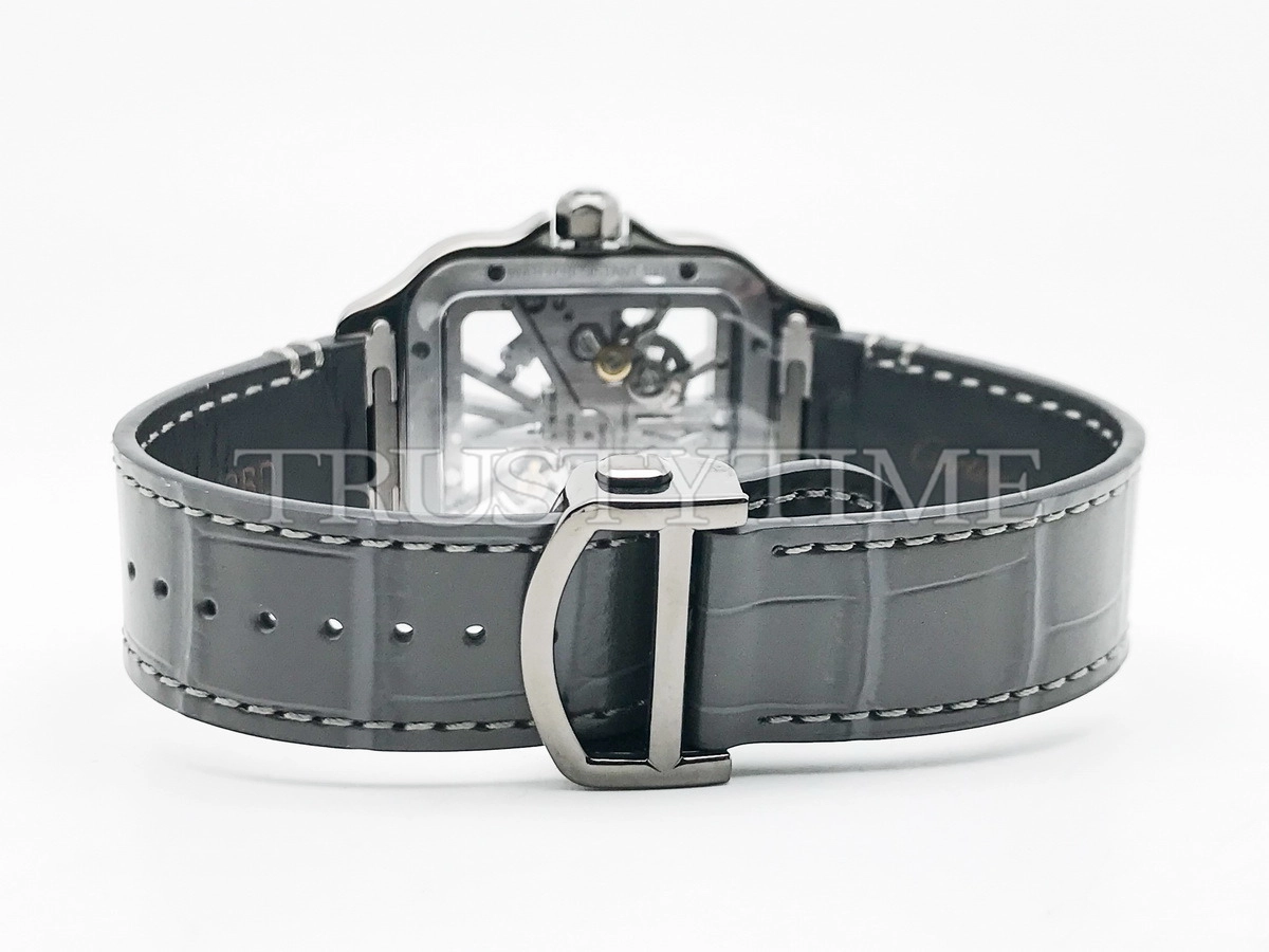 Копия часов Cartier Santos de Cartier Large Skeleton 40mm WHSA0009 Арт.CR-0991