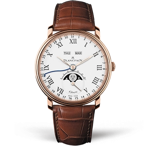 Копия часов Blancpain Villeret Quantieme Complet 8 Jours 6639-3631-55B Арт.BP-0266