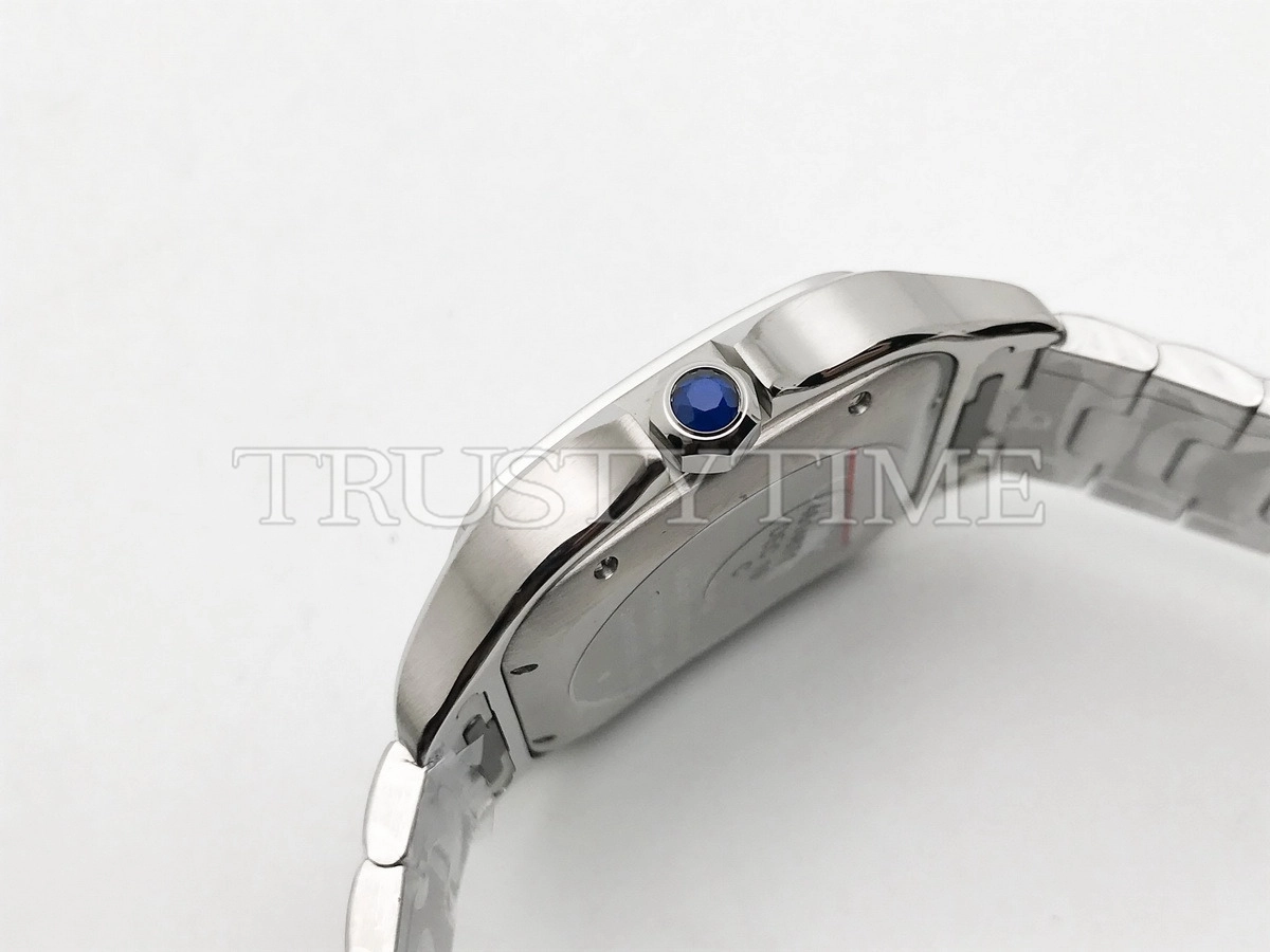Копия часов Cartier Santos De Cartier Smoky Green WSSA0062 Арт.CR-0900