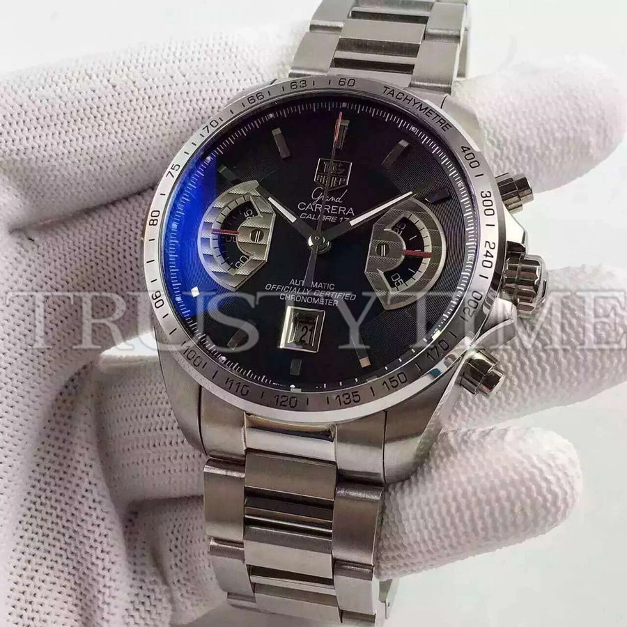 Копия часов Tag Heuer Grand Carrera Calibre 17 RS 43mm CAV511A.BA0902 Арт.TG-0311