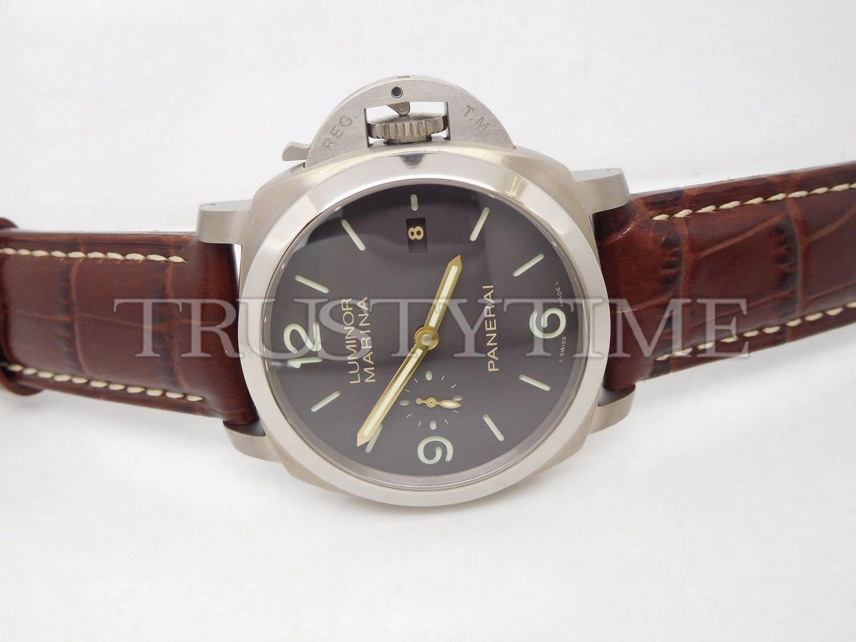 Копия часов Panerai Luminor 1950 Marina 3 Days Automatic Titanio 44mm PAM00351 Арт.PN-0728