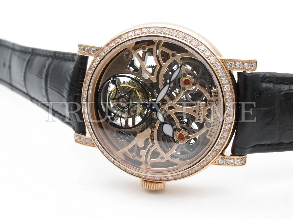 Копия часов Franck Muller Cintree Curvex Giga Tourbillon 7048-T-G-SQT-BR-D Арт.FM-0556