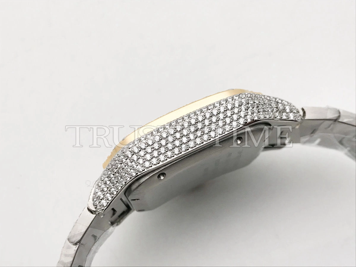 Копия часов Cartier Santos De Cartier 40 W2SA0009 Diamonds Арт.CR-0935