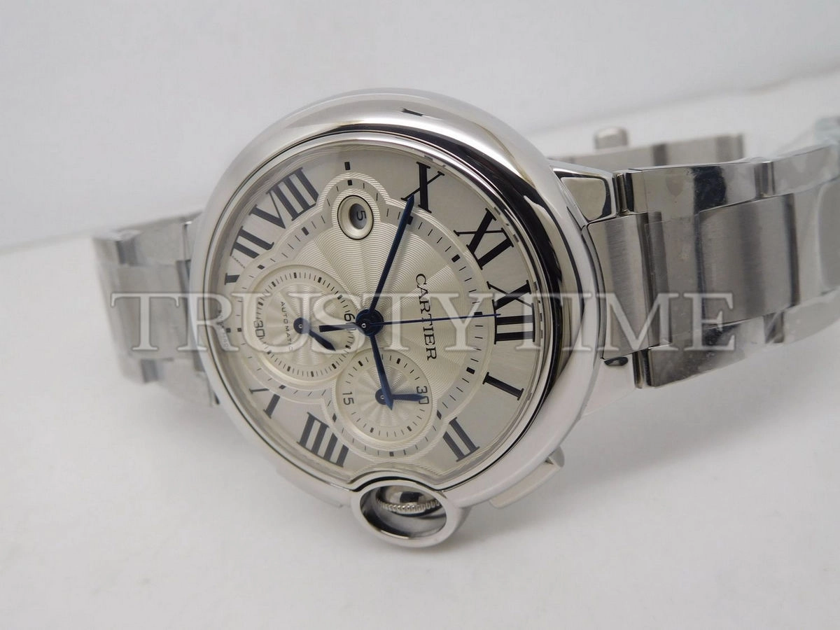 Копия часов Cartier Balon Bleu Chronograph 44 WGBB0023