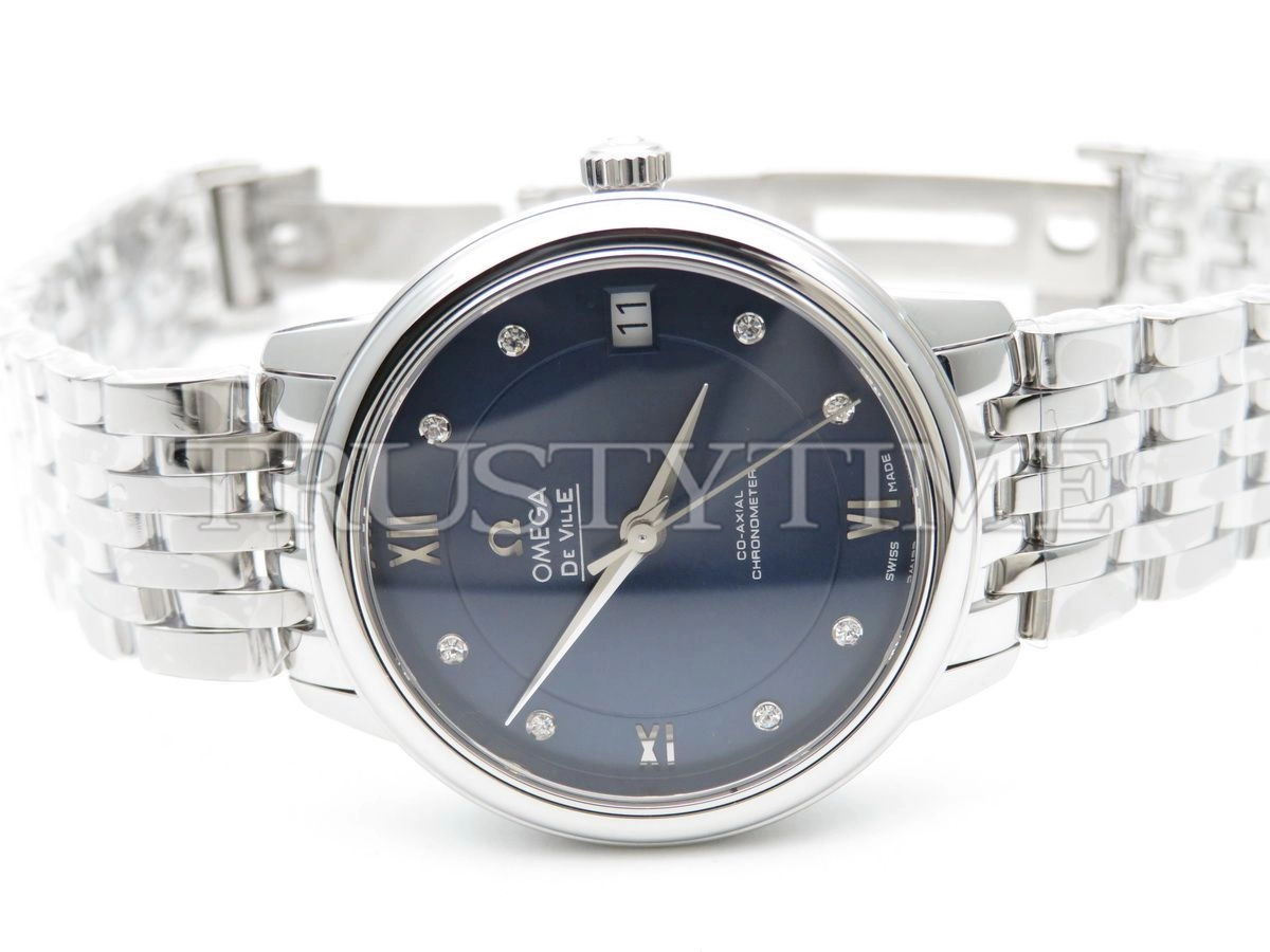 Копия часов Omega De Ville Prestige Co‑Axial Chronometer 32mm 424.10.33.20.53.001 Арт.OM-0498