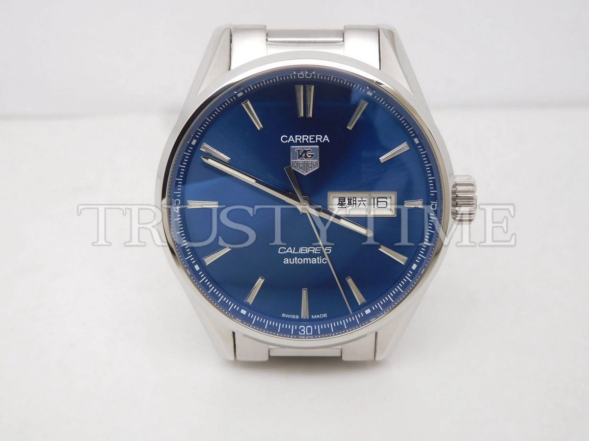 Копия часов Tag Heuer Carrera Calibre 5 Day Date 41mm WAR201E.BA0723 Арт.TG-0431