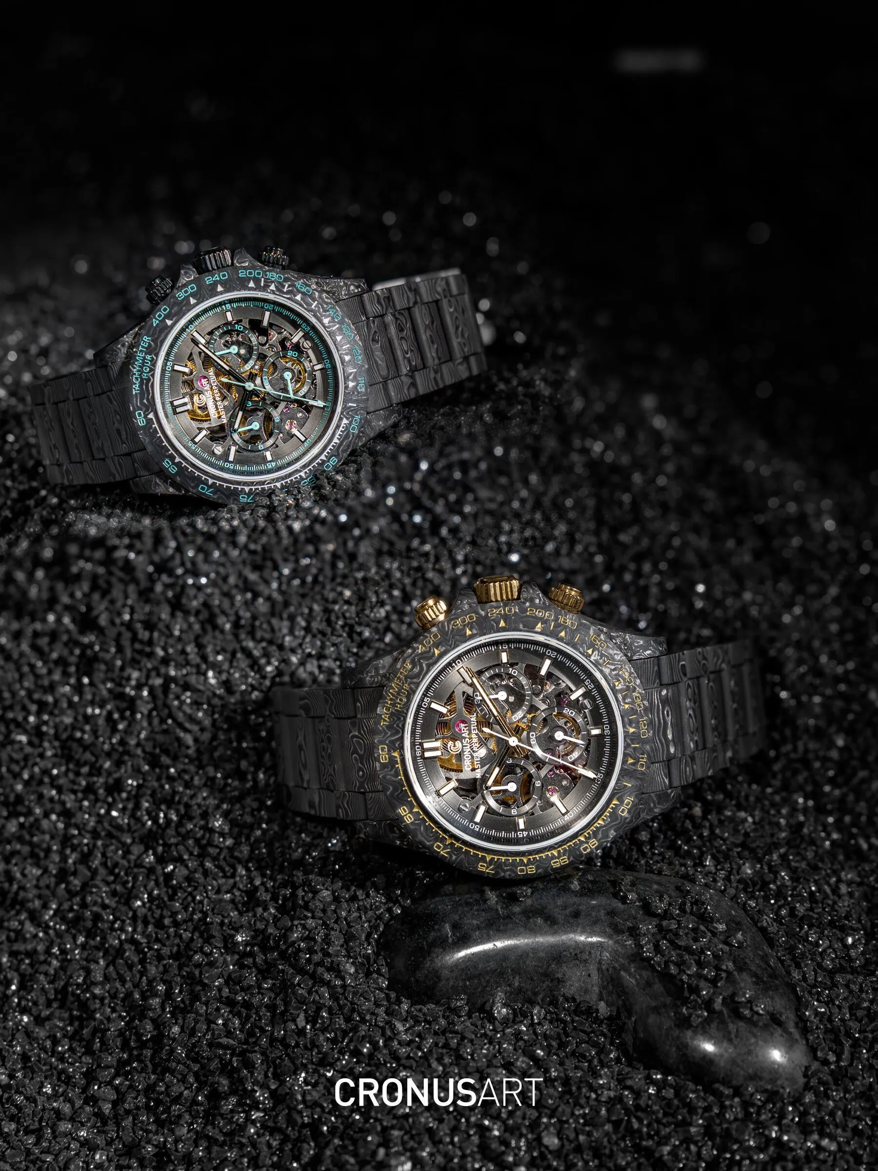 Копия часов CronusArt NTPT Carbon Fiber Watch Limited edition CM016-028 Арт.CA-0446