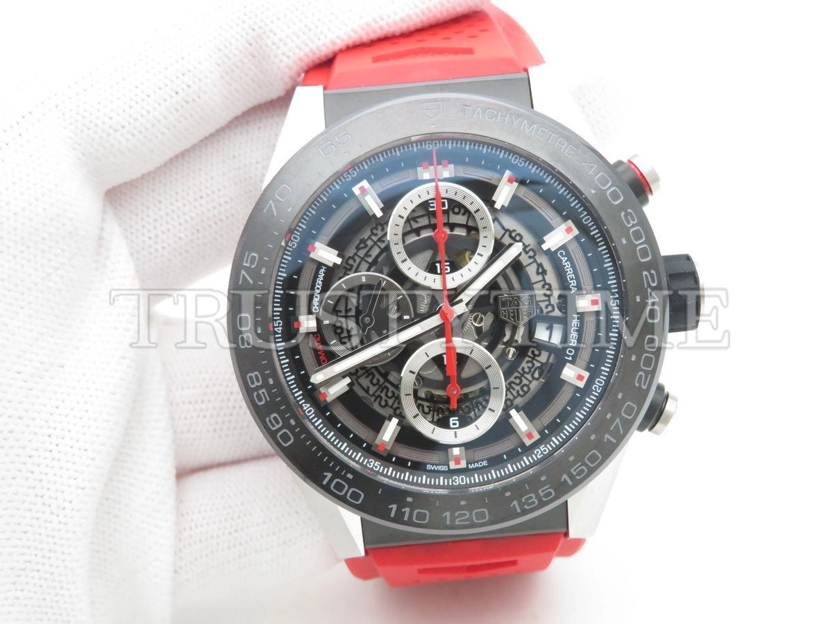 Копия часов Tag Heuer Carrera Calibre HEUER 01 Chronograph 45mm CAR2A1Z.FT6050 Арт.TG-0402