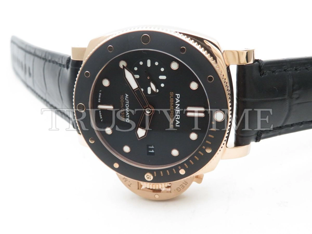 Копия часов Panerai Luminor Submersible 3 Days Automatic Goldtech 42mm PAM00974 Арт.PN-0752