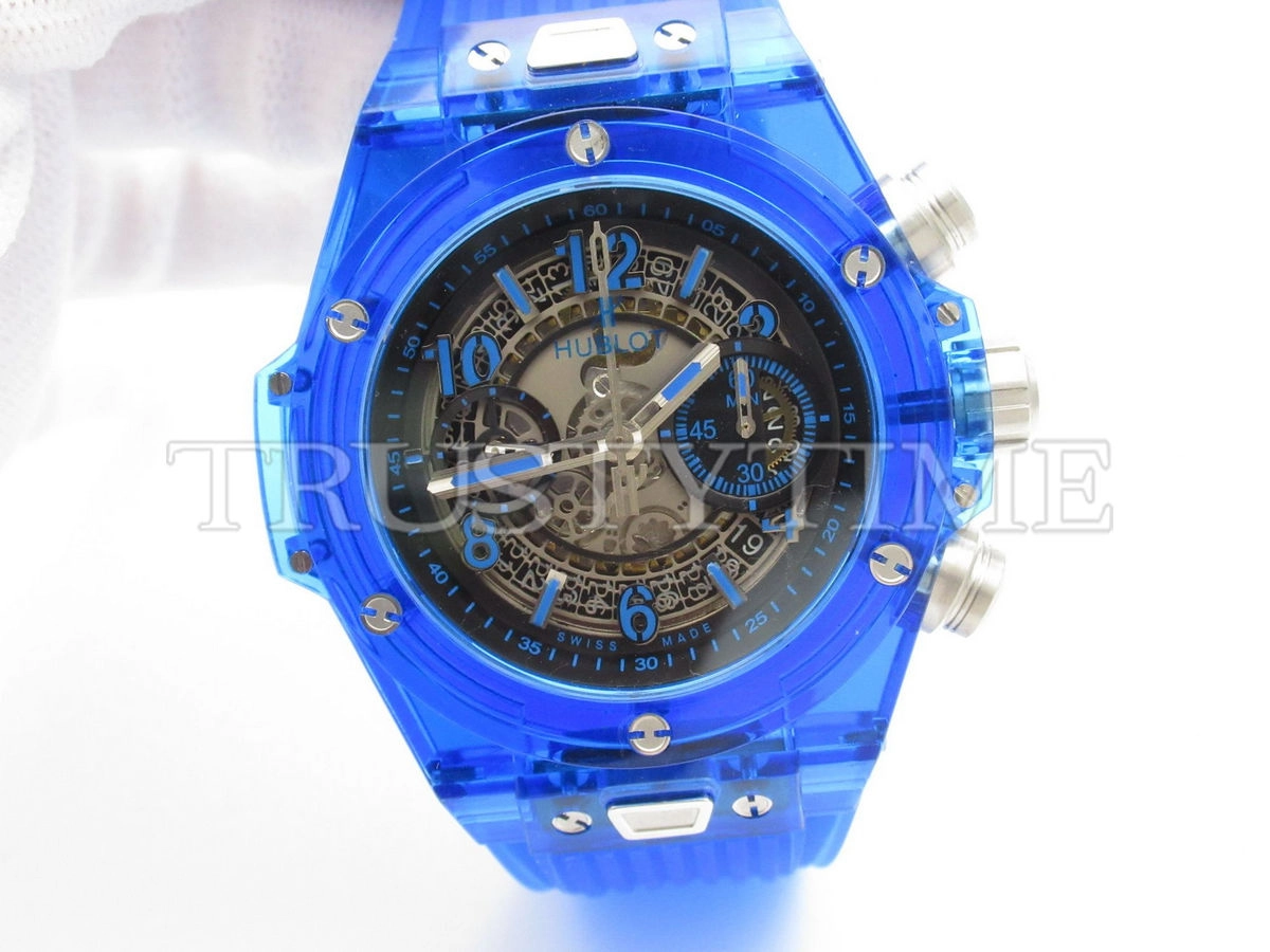 Копия часов Hublot Big Bang Unico Blue Sapphire 45mm 411.JL.4809.RT Арт.HB-0438