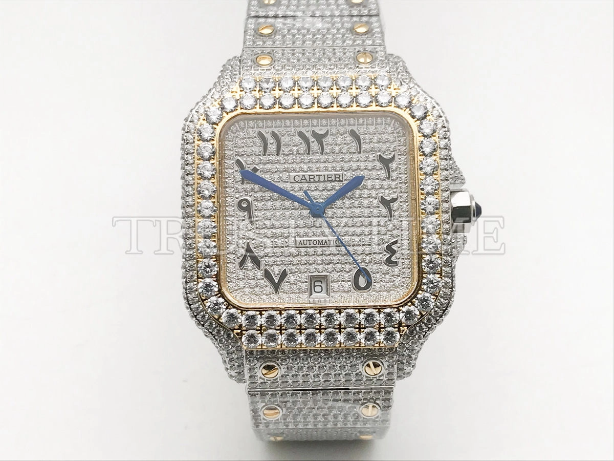 Копия часов Cartier Santos De Cartier 40 W2SA0009 Diamonds Арт.CR-0946