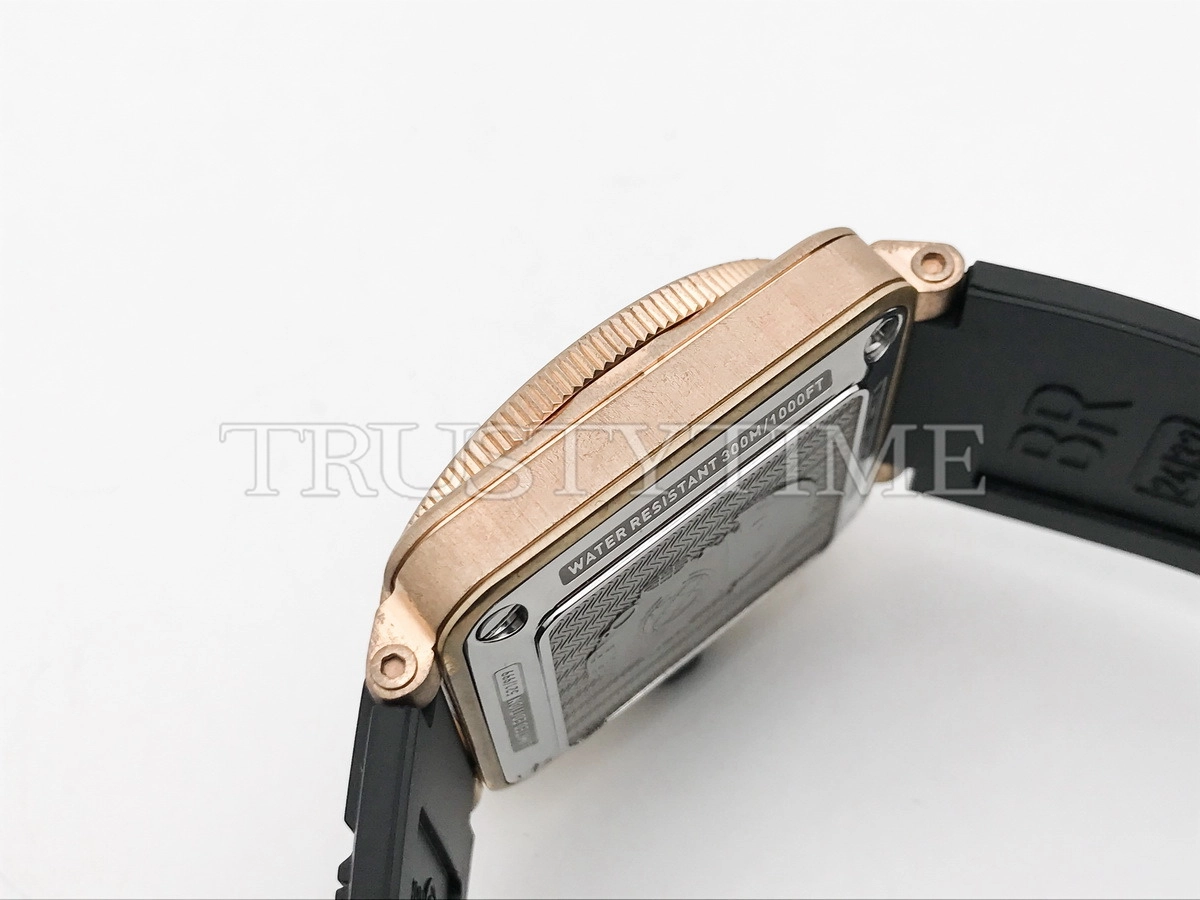 Копия часов Bell & Ross BR 03-92 Diver Black & Green Bronze BR0392-D-LT-BR/SRB Арт.BR-0310