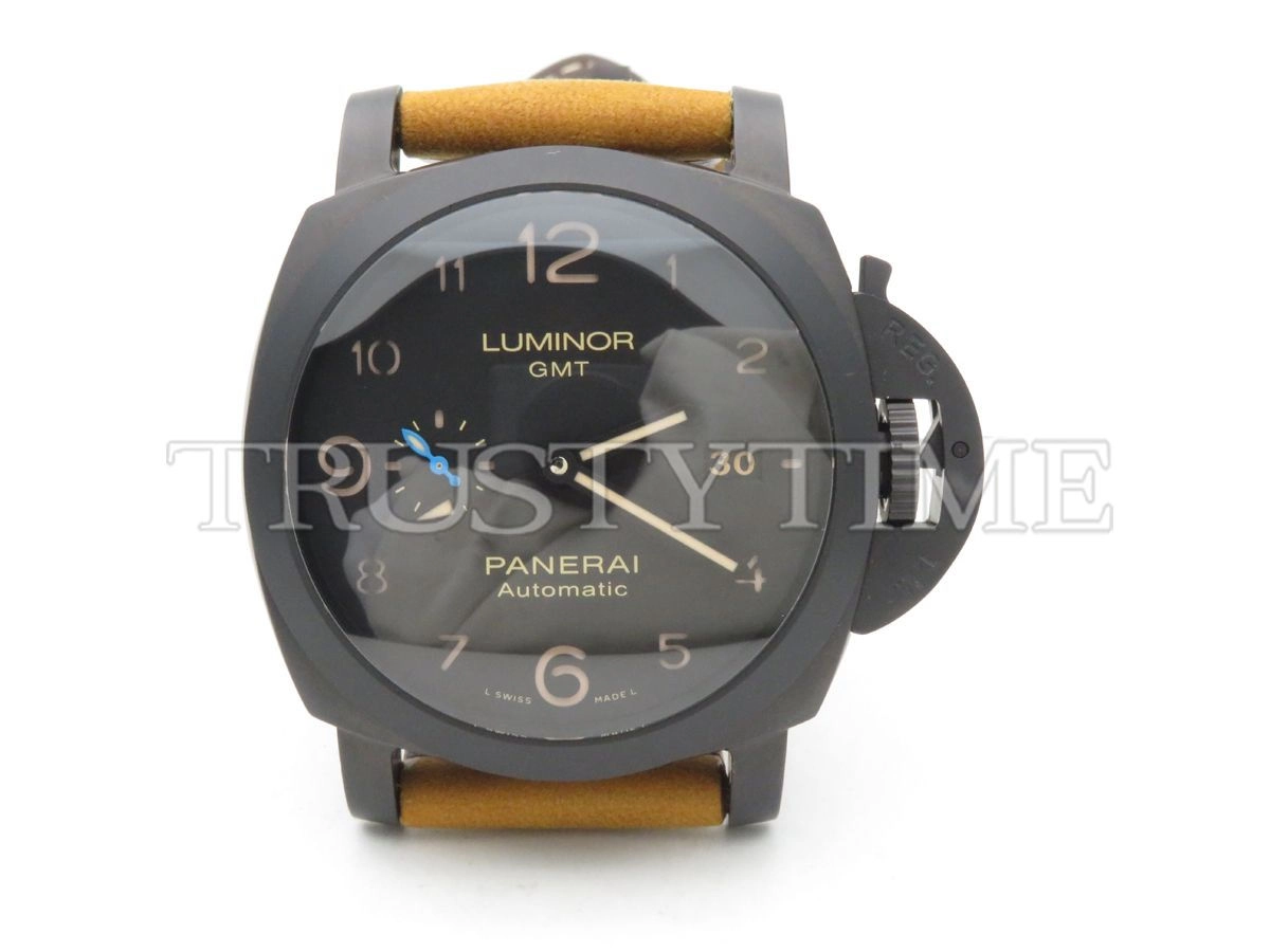 Копия часов Panerai Luminor 1950 3 Days GMT Automatic Ceramic 44mm PAM01441 Арт.PN-0813