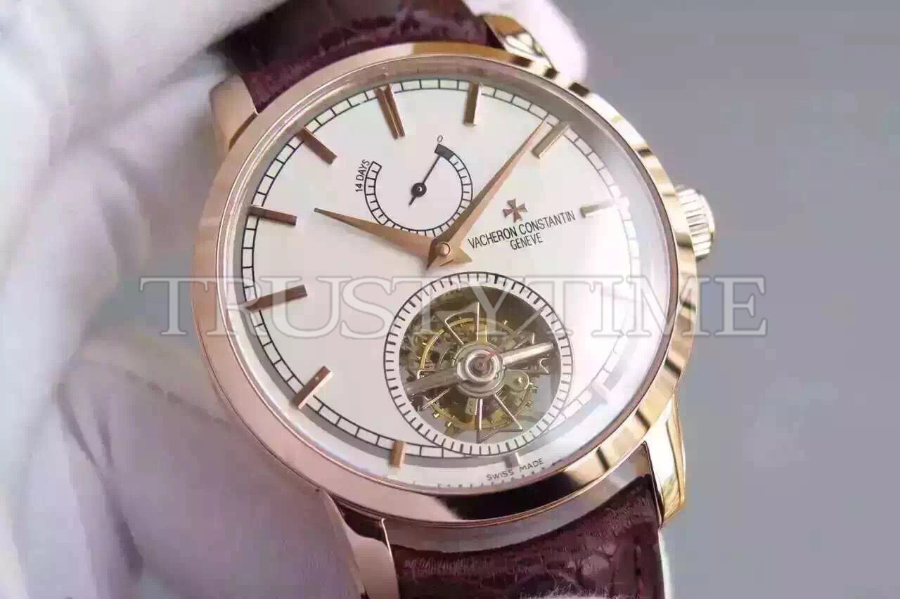 Копия часов Vacheron Constantin Traditionnelle Tourbillon 42mm 89000/000R-9655 Арт.VC-0400