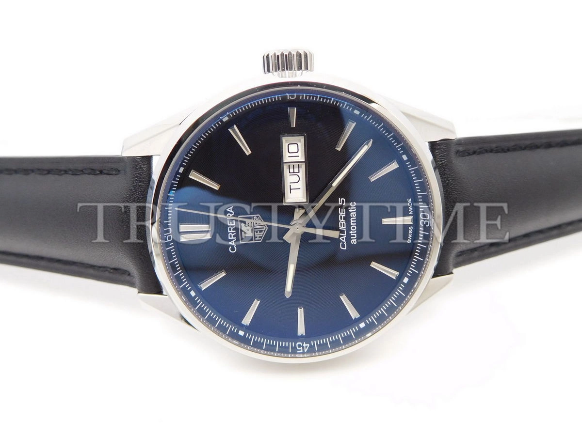 Копия часов Tag Heuer Carrera Calibre 5 Day Date 41mm WAR201A.FC6266 Арт.TG-0436