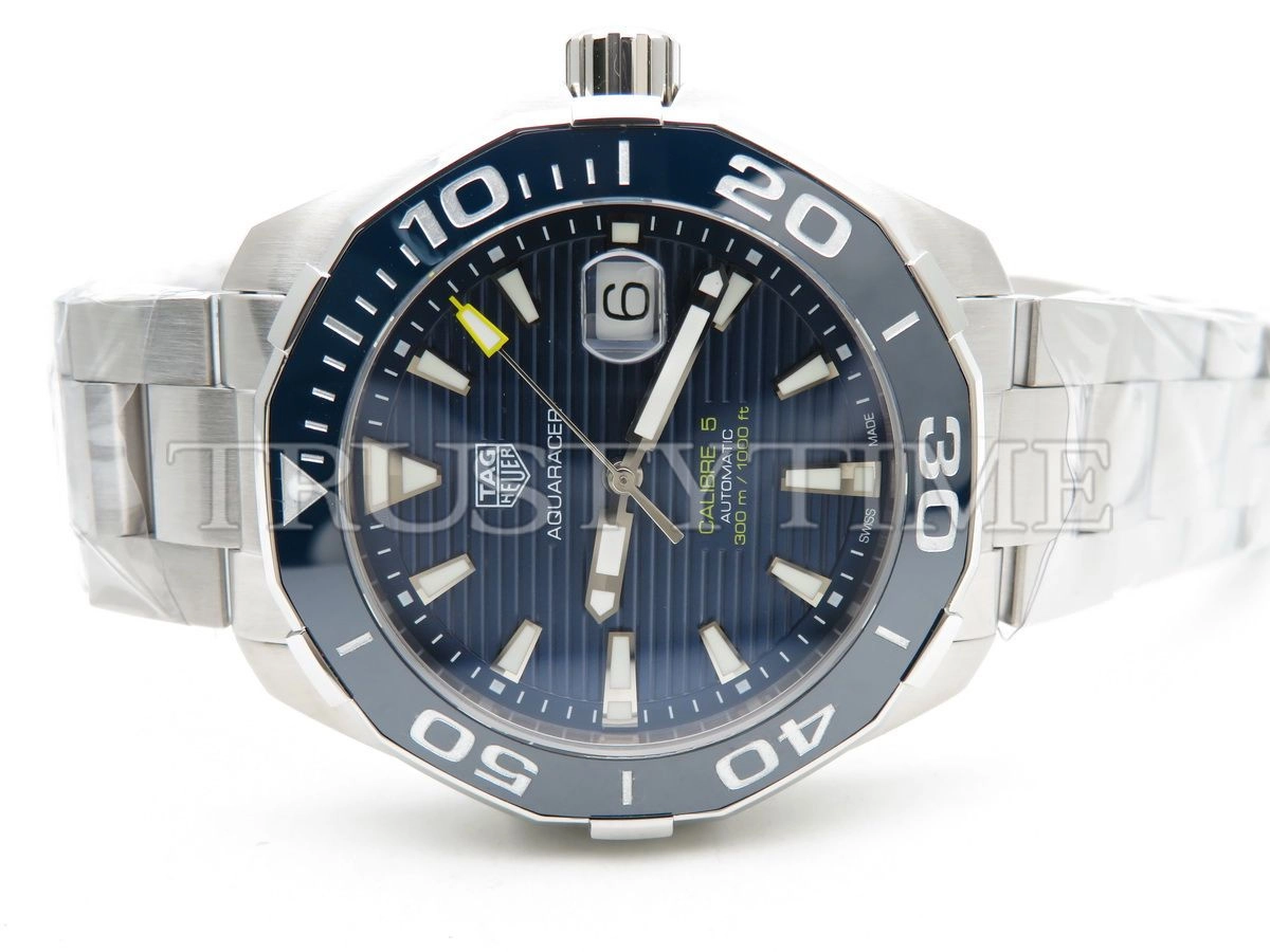 Копия часов Tag Heuer Aquaracer Calibre 5 43mm WAY201B.BA0927 Арт.TG-0352