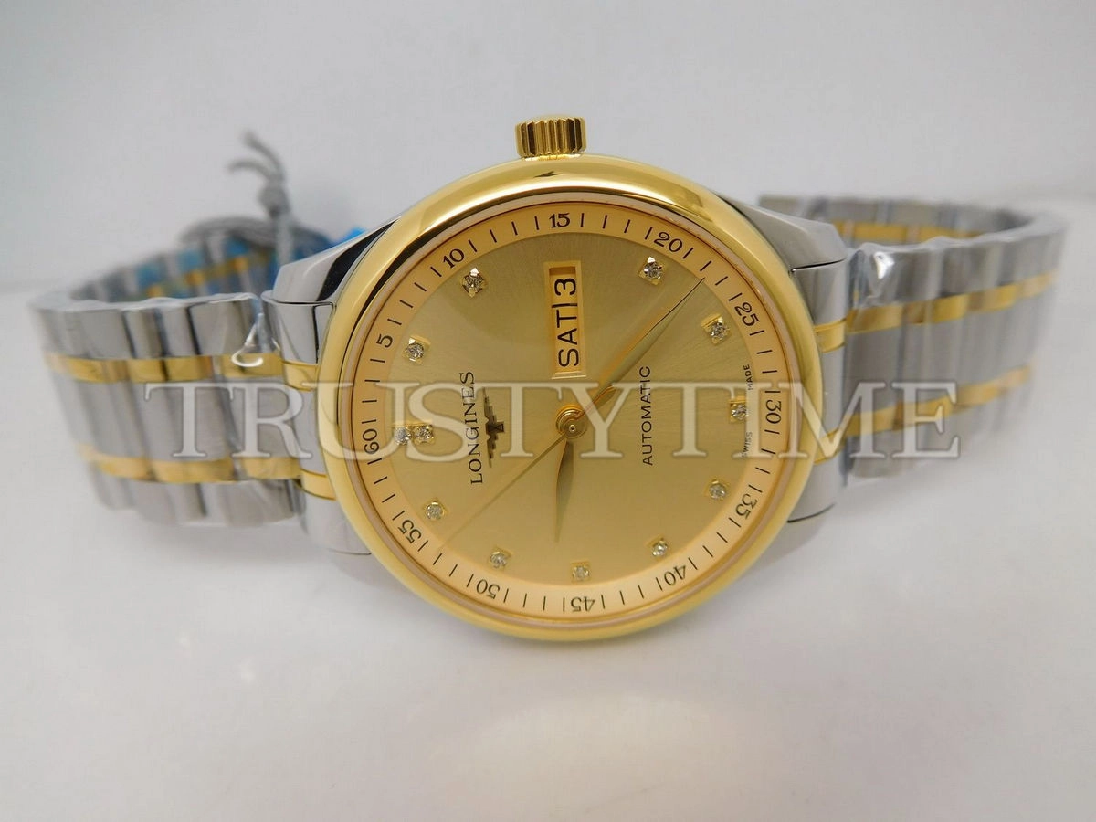 Копия часов Longines Master Collection Day Date 38mm L2.755.5.37.7 Арт.LN-0275