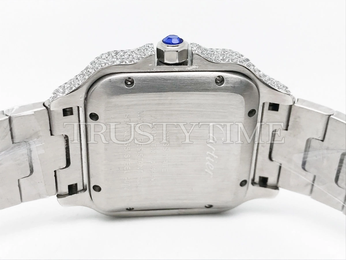 Копия часов Cartier Santos De Cartier 40 WSSA0018 Diamonds Арт.CR-0928