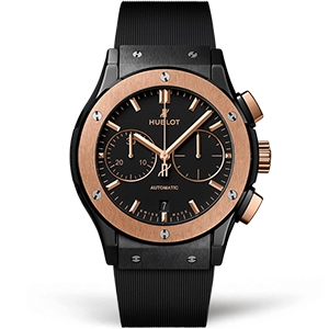 Копия часов Hublot Classic Fusion Chronograph Ceramic 45mm 521.CO.1181.RX Арт.HB-0936