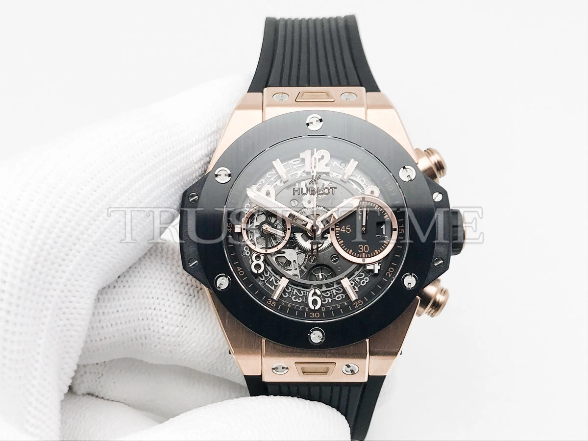 Копия часов Hublot Big Bang Unico King Gold Ceramic 42mm 441.OM.1181.RX Арт.HB-1233