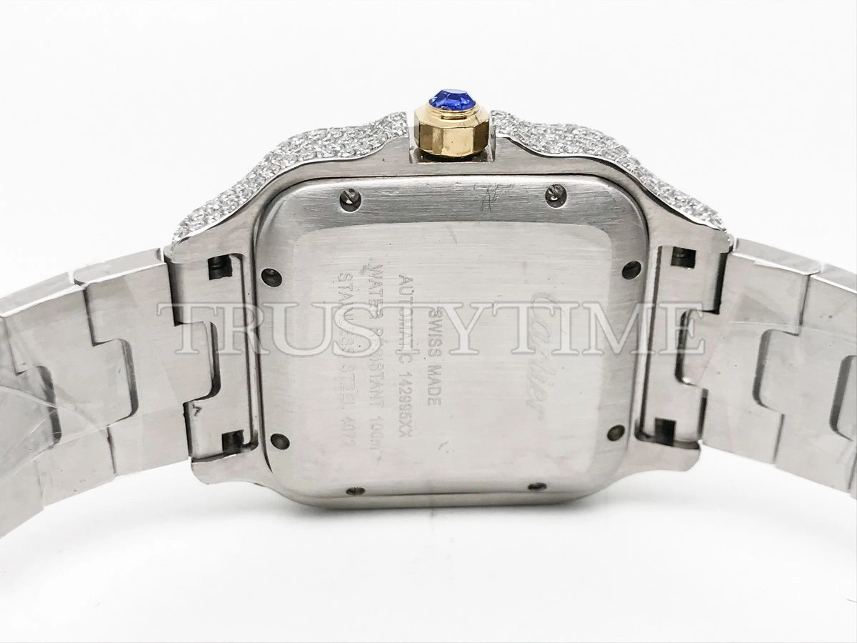 Копия часов Cartier Santos De Cartier 40 W2SA0009 Diamonds Арт.CR-0935