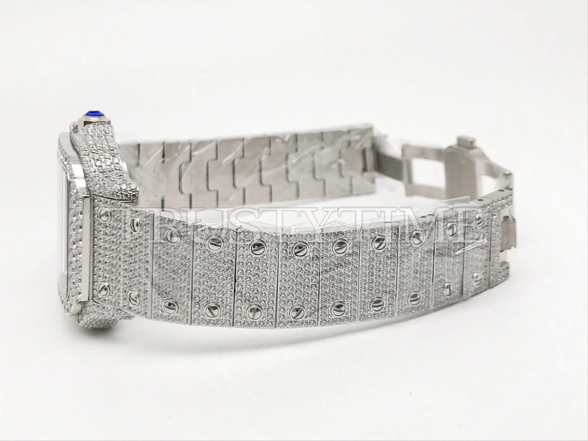 Копия часов Cartier Santos De Cartier 40 WSSA0018 Diamonds Арт.CR-0931