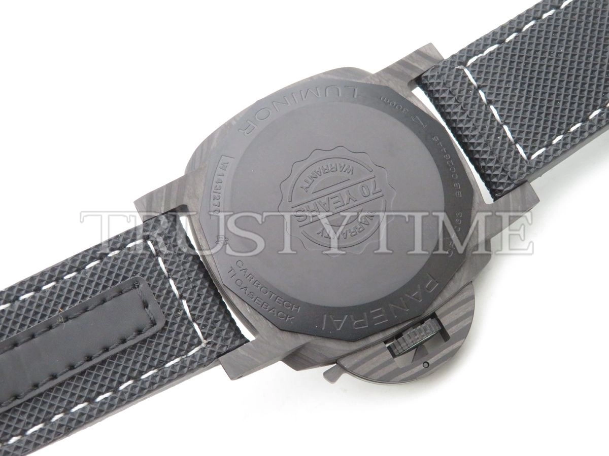 Копия часов Panerai Luminor 1950 3 Days Carbotech 44mm PAM01118 Арт.PN-0784