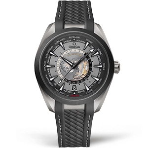 Копия часов Omega Seamaster Aqua Terra Co-axial Master Chronometer GMT Worldtimer 43mm 220.92.43.22.99.001 Арт.OM-0984