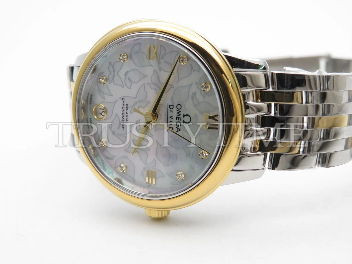 Копия часов Omega De Ville Prestige Co‑Axial Chronometer Butterfly 32mm 424.20.33.20.55.002 Арт.OM-0494