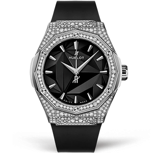 Копия часов Hublot Classic Fusion Orlinski Titanium Pavé Full Diamond 550.NS.1800.RX.1604.ORL19 Арт.HB-1014