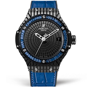 Копия часов Hublot Big Bang Tutti Frutti Blue Caviar 41mm 346.CD.1800.LR.1901 Арт.HB-1089