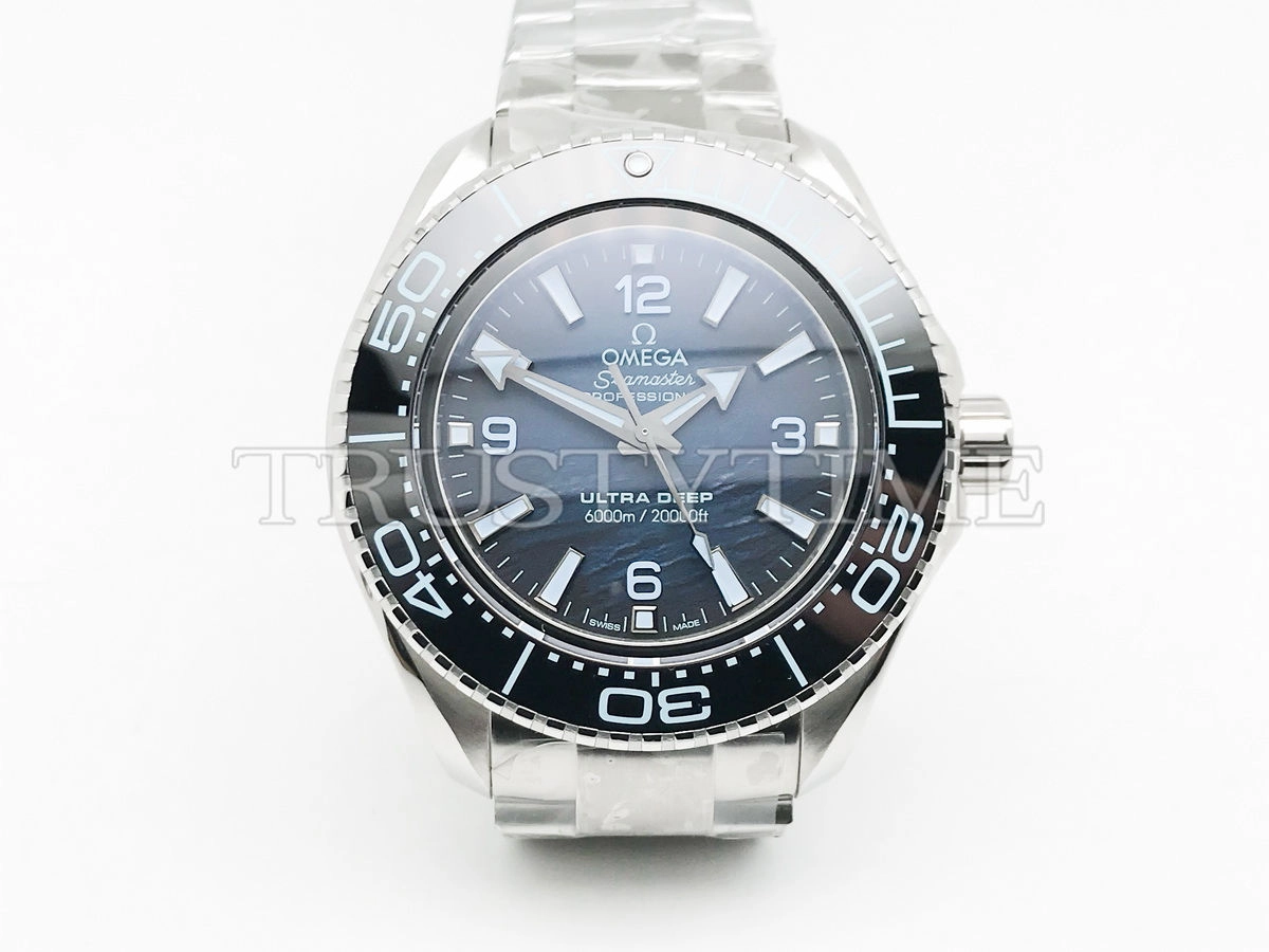 Копия часов Omega Seamaster Planet Ocean 6000m Co‑Axial Master Chronometer 45,5mm 215.30.46.21.03.002 Арт.OM-0989