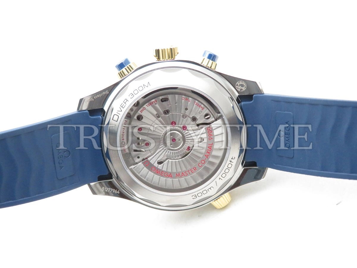 Копия часов Omega Seamaster Diver 300m Co‑Axial Master Chronometer Chronograph 44mm 210.22.44.51.03.001 Арт.OM-0832
