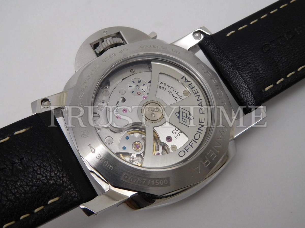 Копия часов Panerai Luminor 1950 3 Days GMT 24h Automatic Acciaio 44mm PAM00531 Арт.PN-0709