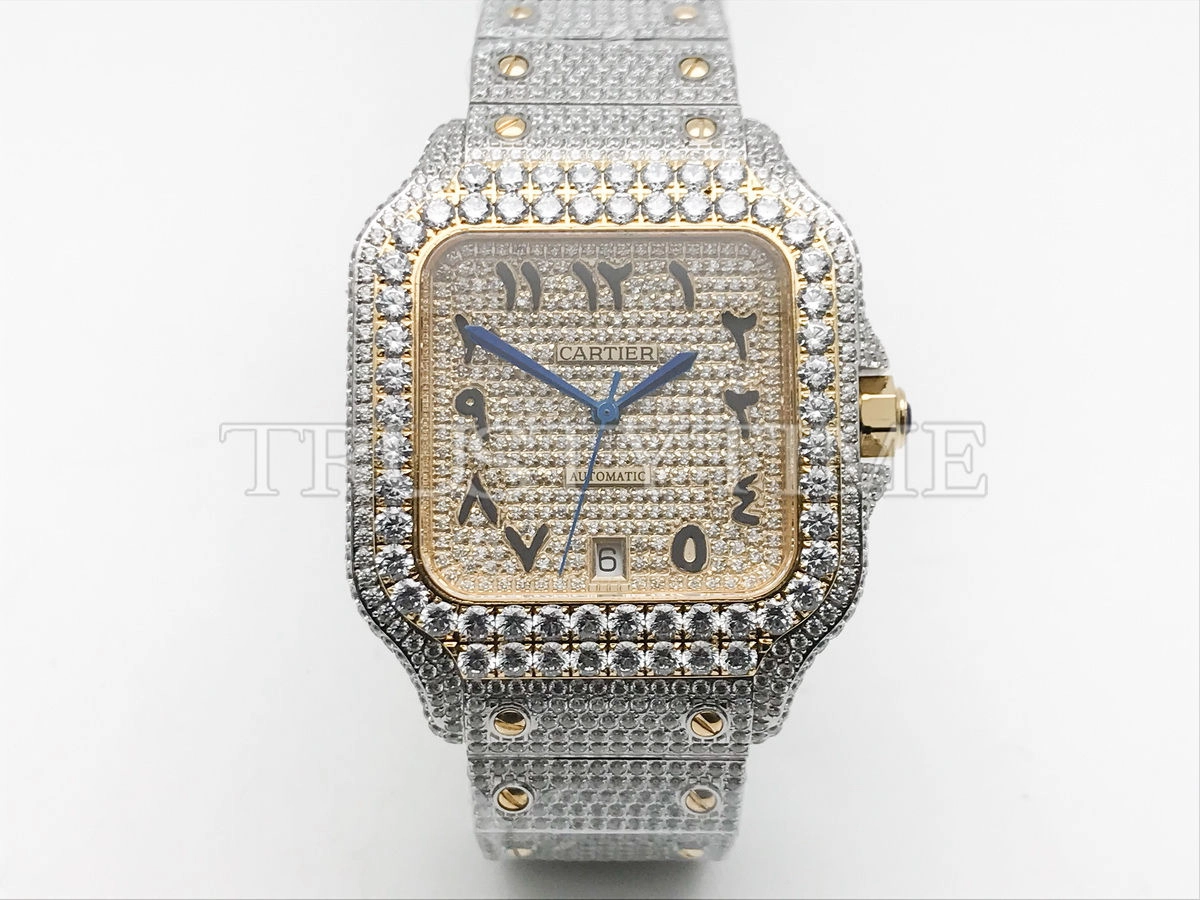 Копия часов Cartier Santos De Cartier 40 W2SA0009 Diamonds Арт.CR-0947