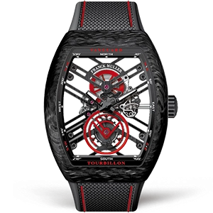 Копия часов Franck Muller Vanguard Tourbillon V45-T-SQT-CARBON-ER Арт.FM-0697