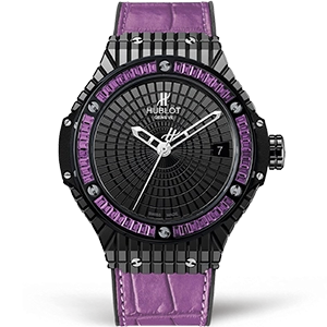 Копия часов Hublot Big Bang Tutti Frutti Purple Caviar 346.CD.1800.LR.1905 Арт.HB-1091