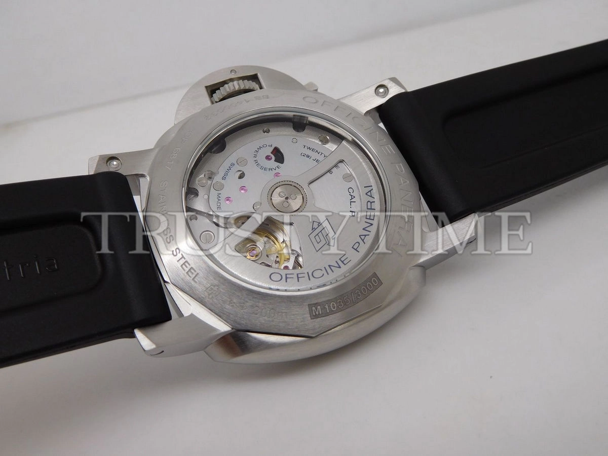 Копия часов Panerai Luminor 1950 3 Days GMT Automatic Acciaio 44mm PAM00320 Арт.PN-0708