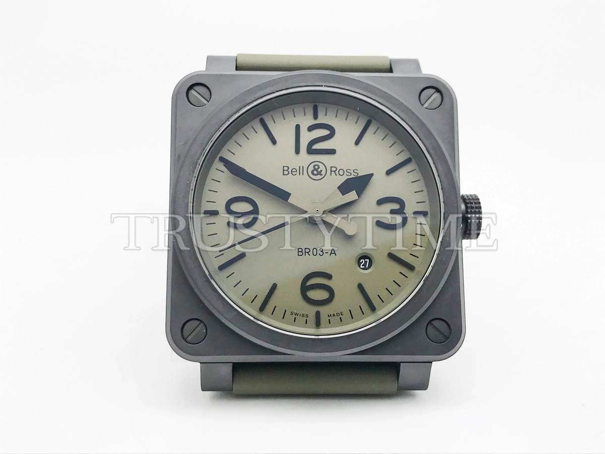 Копия часов Bell & Ross Instruments BR-03 Military Ceramic BR03A-MIL-CE/SRB Арт.BR-0315
