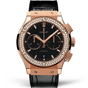 Копия часов Hublot Classic Fusion Chronograph King Gold 45mm 521.OX.1181.LR.1104 Арт.HB-0931