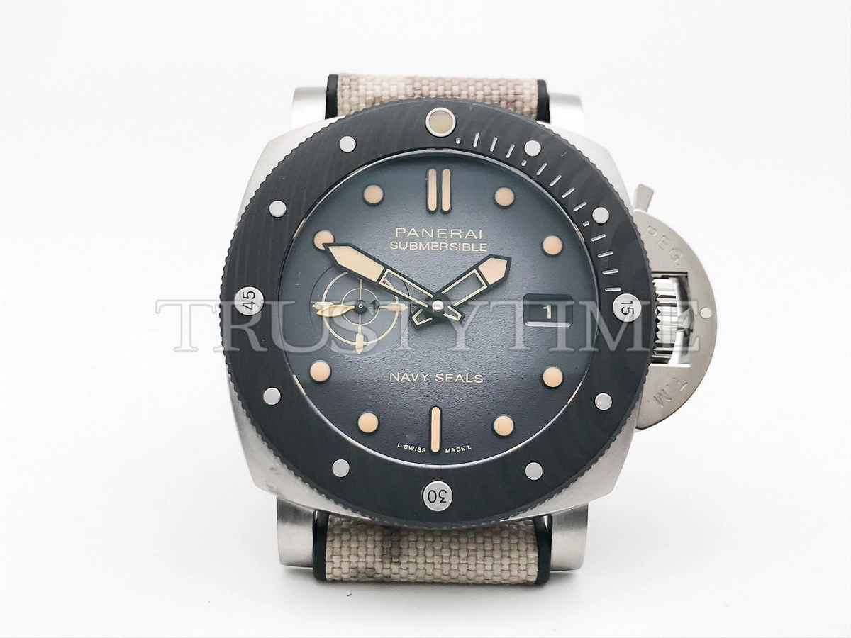 Копия часов Panerai Submersible Navy SEALs Titanio 47mm PAM01669 Арт.PN-0931