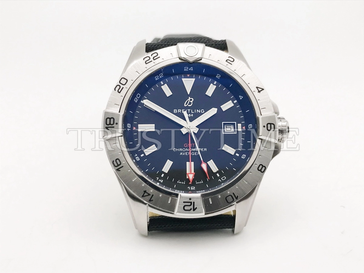 Копия часов Breitling Aneger Automatic GMT 44 A32320101B1X1 Арт.BT-1171