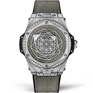 Копия часов Hublot Big Bang Sang Bleu One Click 39mm 465.SS.7047.VR.1204 Арт.HB-1082