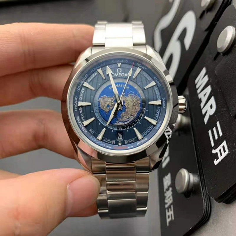 Копия часов Omega Aqua Terra Worldtimer